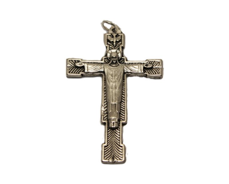 Cruz sacerdote  75mm. Italiana. metal