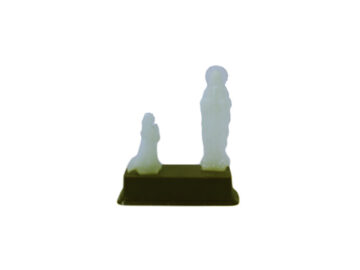 Estatua luminosa Lourdes mini 6,5cm - plastica