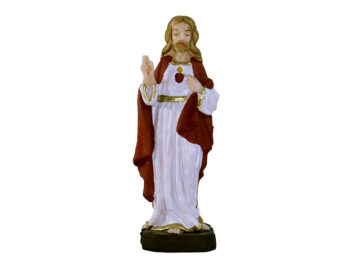 Estatua Corazón de Jesús 12cm PVC