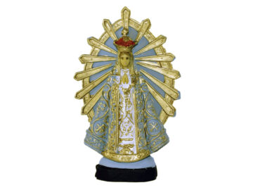 Estatua Virgen de Luján 12cm PVC