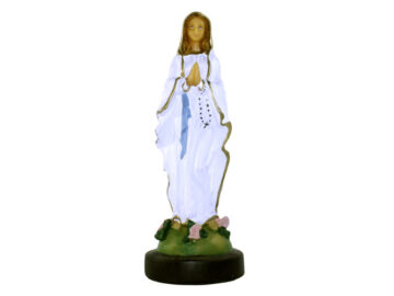 Estatua Virgen de Lourdes 22cm PVC