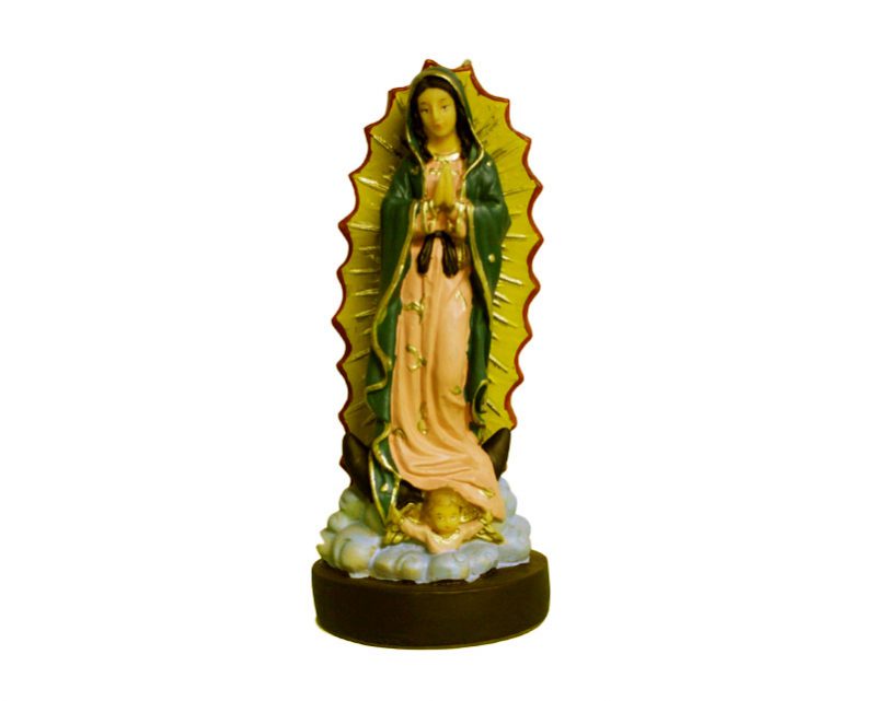 Estatua Virgen de Guadalupe 22cm. PVC