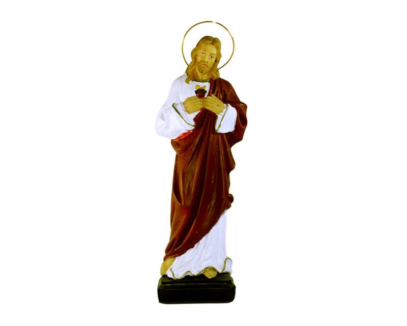 Estatua Corazón de Jesús 30cm PVC
