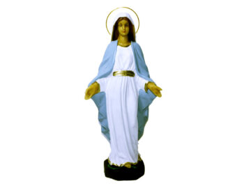 Estatua Virgen Milagrosa 30cm PVC