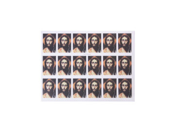Plancha x 18 stickers Jesús peregrino