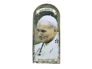 Juan Pablo II 3x7cm Imán Capilla de cartón