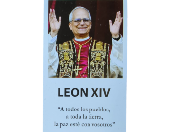 Estampas Santoral - Papa Leon XIV - 10x6cm (f)