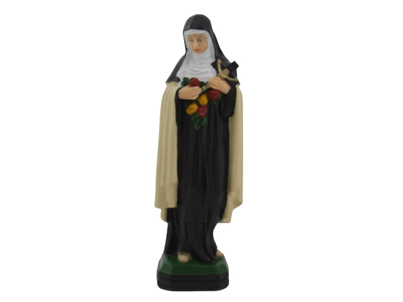 Estatua PVC Santa Teresita del Niño Jesus 22cm - frente