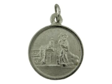 Medalla Alpaca Santa Catalina de Alejandria