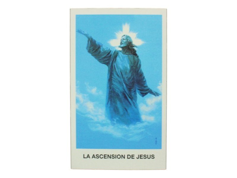 Estampita Ascension de Jesus