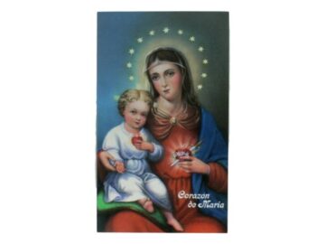 Estampita Sagrado Corazon de Maria