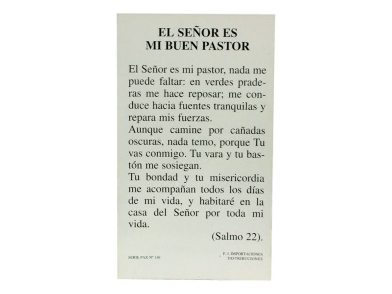 Oracion Jesus Buen Pastor