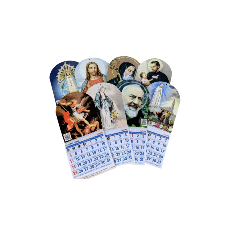 Almanaque Calendario 2026 - Capilla - 37x15cm