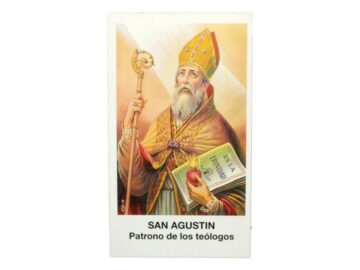 Estampita San Agustin