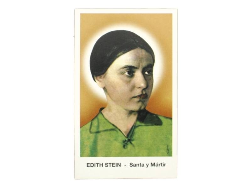 Estampita Santa y Martir Edith Stein frente