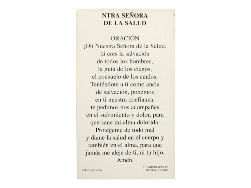 Estampita_santoral_Nuestra_Señora_de_la_Salud_-_oracion