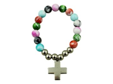 Pulsera_fantasia_color_con_cruz_metal_-_frente