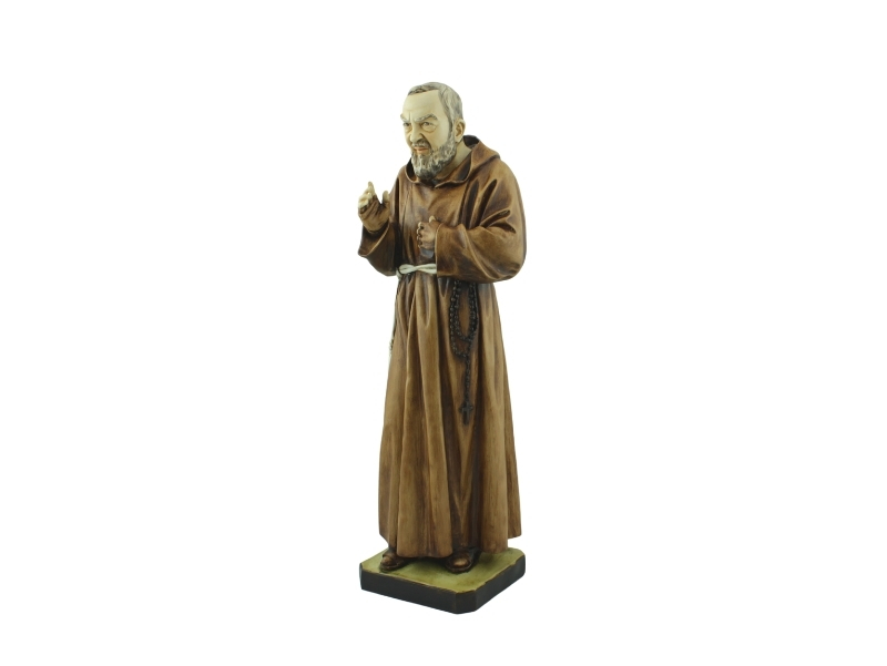 Estatua - Resina italiana - Padre Pio - 60cm - derecha