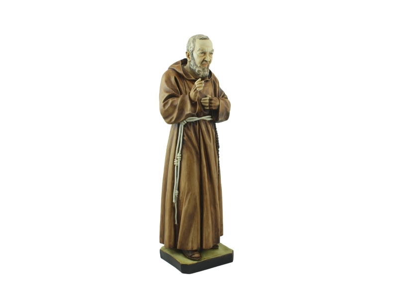 Estatua - Resina italiana - Padre Pio - 60cm - izquierda
