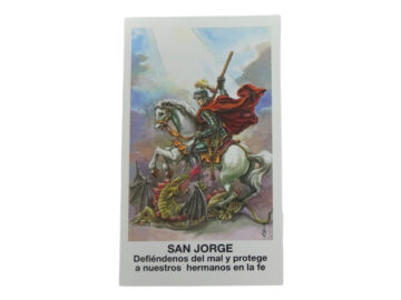 Estampas Santoral - San Jorge - 10x6cm frente