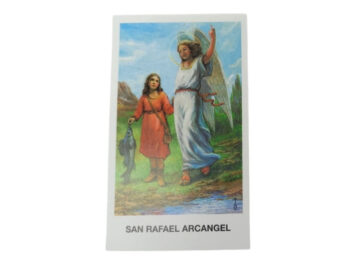 stampas Santoral - Rafael Arcangel - 10x6cm frente