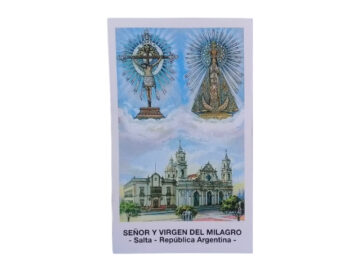 Estampas Santoral - Virgen y Señor del Milagro de Salta - 10x6cm frente