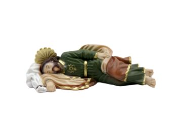 Estatua - Resina Italiana San Jose dormido (sin base) 14cm - frente
