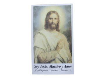 Estampas Santoral - Soy Jesus Maestro y Amor - 10x6cm (a)