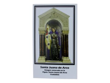 Estampas Santoral - Santa Juana de Arco - 10x6cm (a)