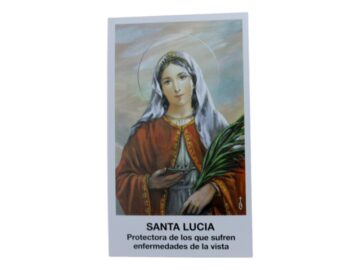 Estampas Santoral - Santa Lucia - 10x6cm (a)