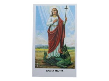 Estampas Santoral - Santa Marta - 10x6cm (a)