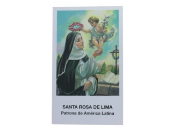 Estampas Santoral - Santa Rosa de Lima - 10x6cm (a)