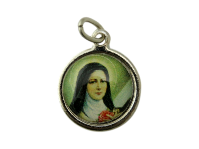 Medalla Color Santa Teresita del Niño Jesus 16mm