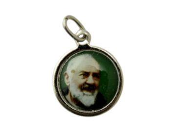 Medalla Color Padre Pio 16mm